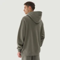 380GSM Unisex Heavyweight Brushed Fleece Full-zip Hoodie - thumbnail image 2