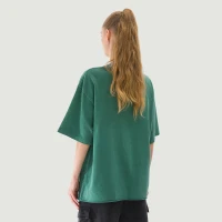 260GSM Unisex Faded Raw Hem T-shirt - thumbnail image 2