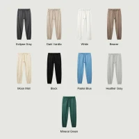 380GSM Unisex Heavyweight Baggy Sweatpants - thumbnail image 4