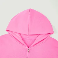 400GSM Unisex Heavyweight Tapered Full-Zip Balloon Hoodie - thumbnail image 4