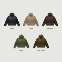 440GSM Unisex Sun Faded Distressed Hoodie - thumbnail image 3