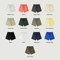 425GSM Unisex Oversized Sweat Shorts - thumbnail image 4