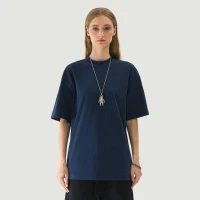 305GSM Unisex Oversized Crew Neck T-shirt - thumbnail image 1