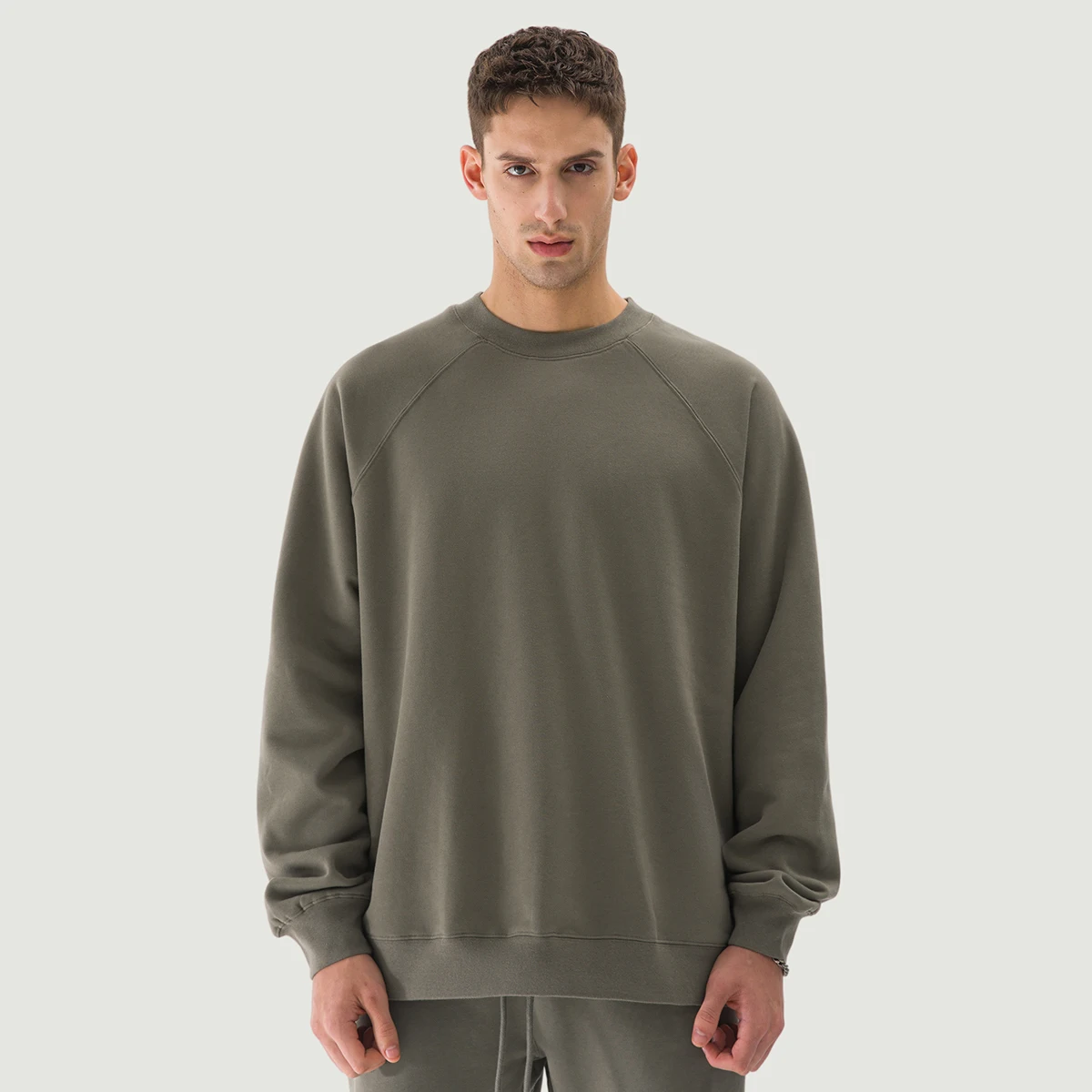 380GSM Unisex Heavyweight Brushed Fleece Sweatshirt - main image