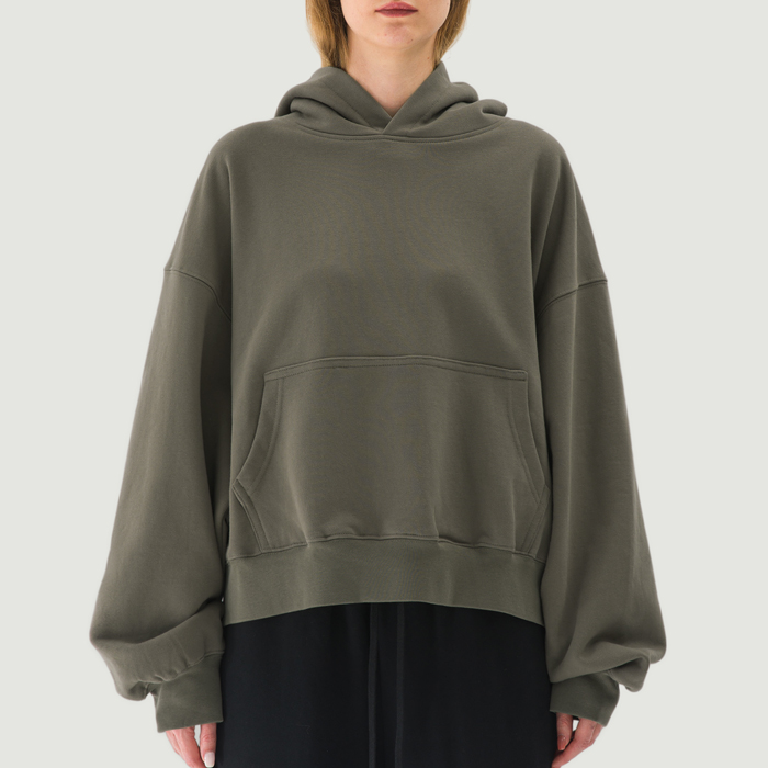 380GSM Unisex Brushed Fleece Boxy Hoodie
