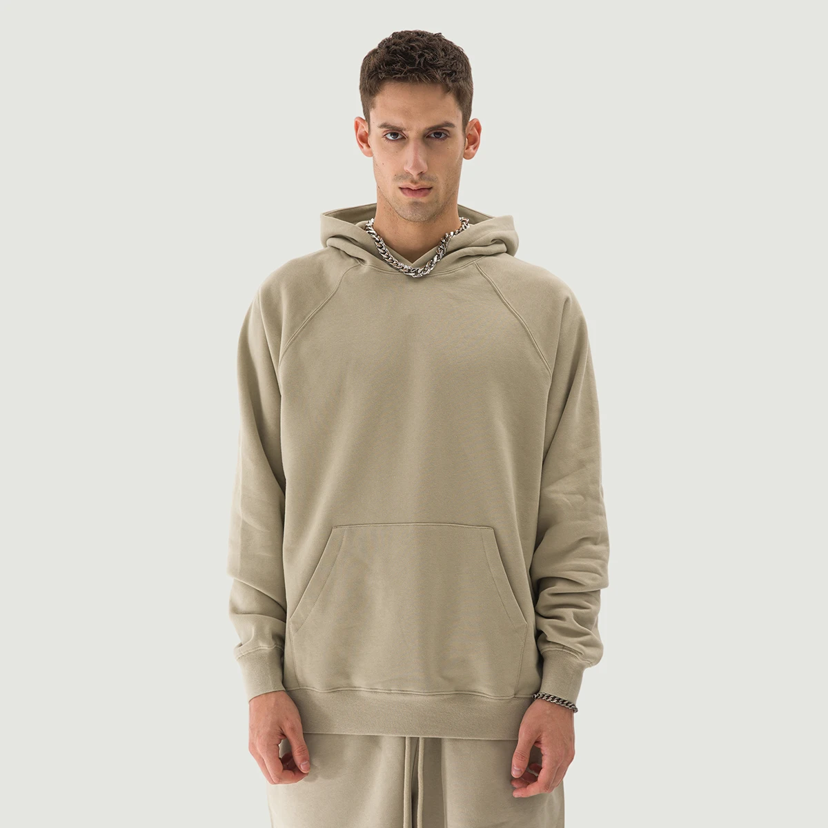 380GSM Unisex Brushed Fleece Hoodie - main image
