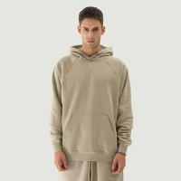 380GSM Unisex Brushed Fleece Hoodie - thumbnail image 1