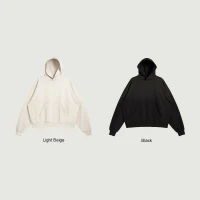 380GSM Unisex Sun Faded Ripped Pocket Hoodie - thumbnail image 3