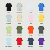 180GSM Unisex Classic Fit Crew Neck T-shirt - thumbnail image 3