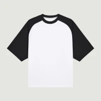280GSM Unisex Oversized Baseball Tees - thumbnail image 1