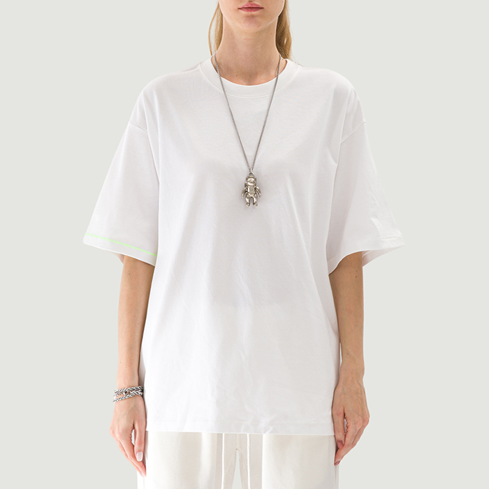 280GSM Unisex Boxy Neon Side Seam T-shirt