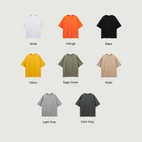 190GSM Unisex Loose T-shirt - thumbnail image 4