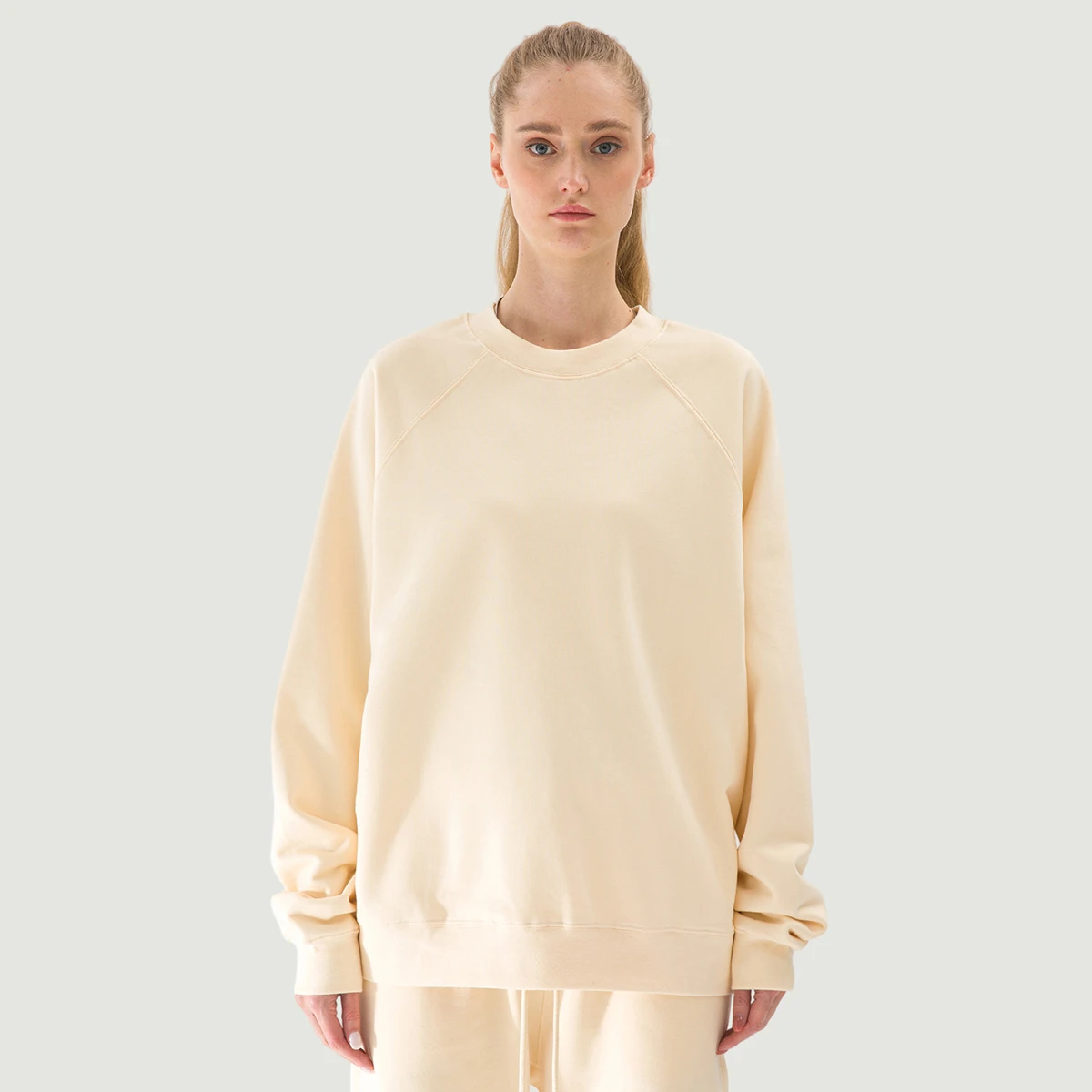 380GSM Unisex Heavyweight Brushed Fleece Sweatshirt - main image
