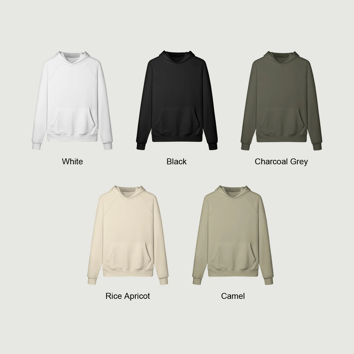 380GSM Unisex Fleece-lined Hoodie - thumbnail image 4