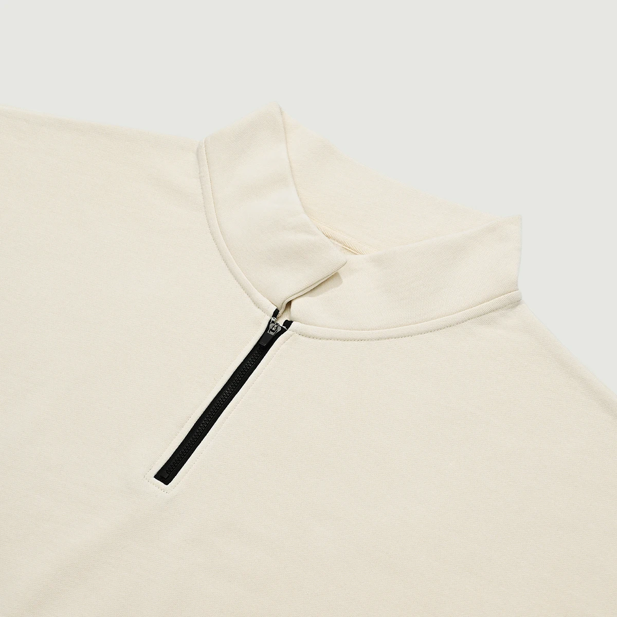 380GSM Unisex Heavyweight Half-zip Sweatshirt - thumbnail image 4
