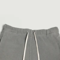 360GSM Unisex Clipped Corner Washed Sweat Shorts - thumbnail image 5