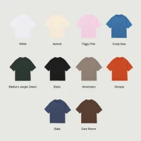 280GSM Unisex Boxy T-shirt - thumbnail image 4
