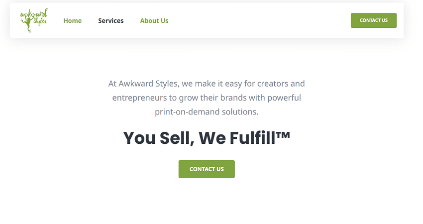 Awkward Styles print on demand for Etsy