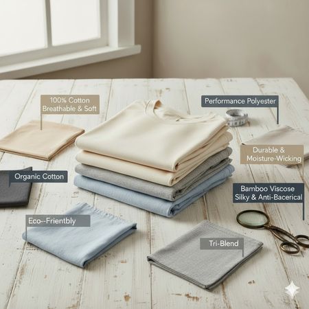 Best Material for T-Shirts: Ultimate T-Shirt Fabric Guide