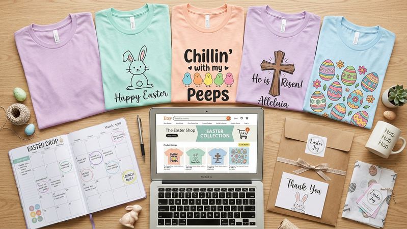 Easter Shirt Ideas for POD Sellers: Maximize Your Spring Revenue