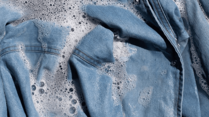 Print durability self-test on a heavyweight hoodie, before and after wash comparison by PODpartner