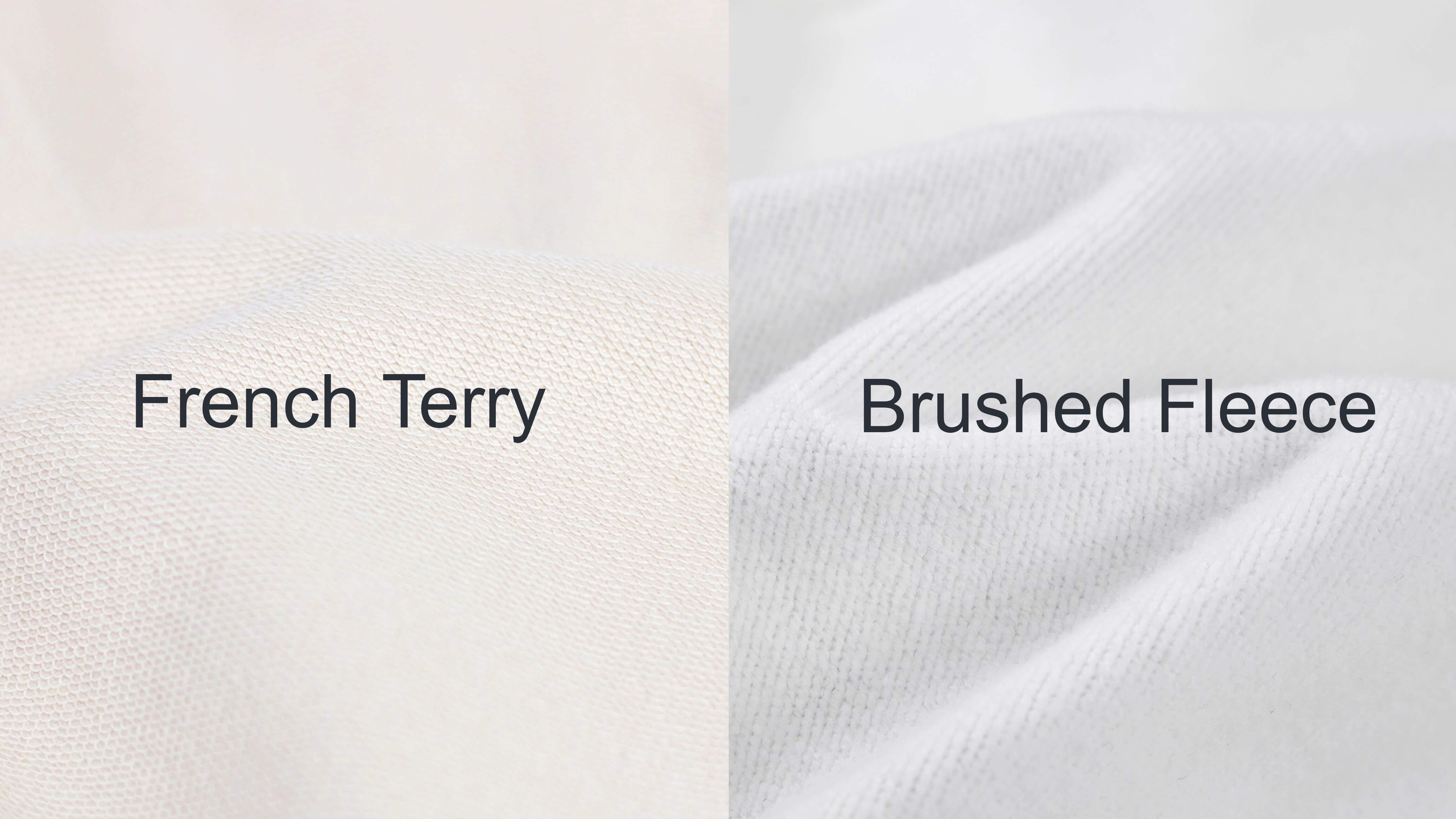 Hoodie Fabric Showdown: French Terry vs. Brushed Fleece