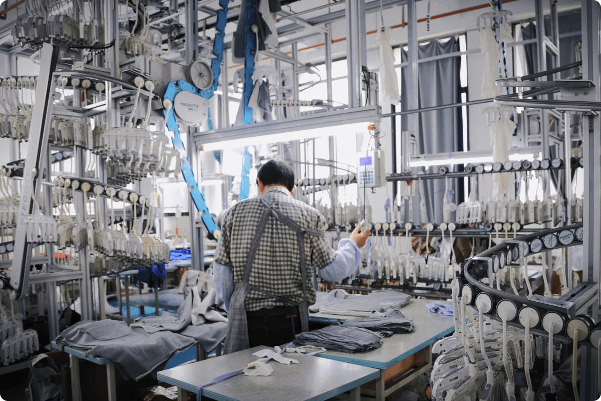 We make the fabric. We make the garment.