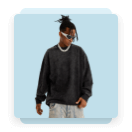 200GSM Unisex Washed T-shirt - more