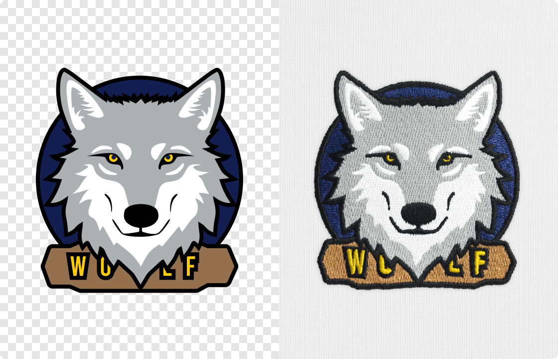 avoid complex detail or small text