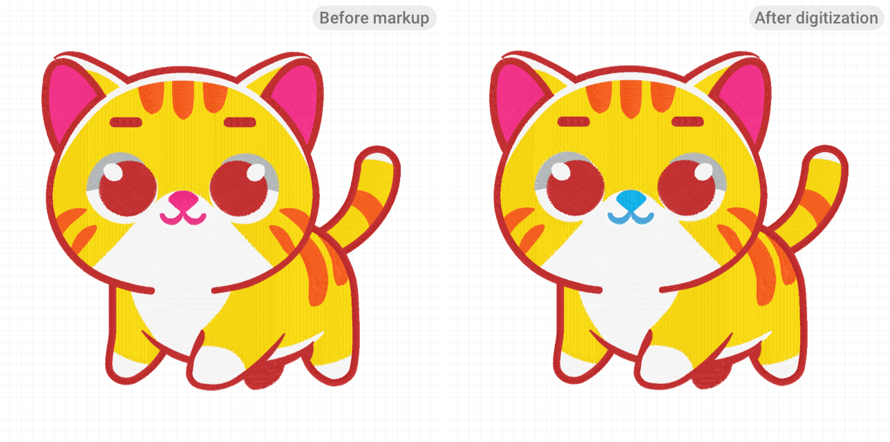 without segmenting example