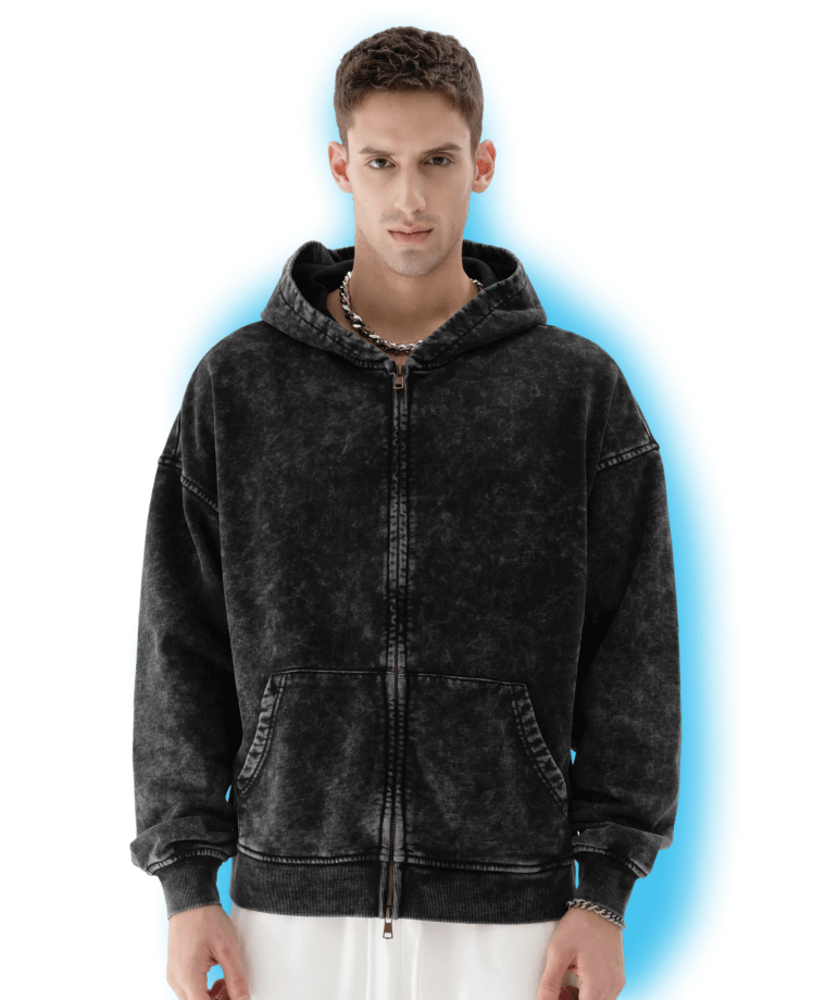 snow wash hoodies print on demand