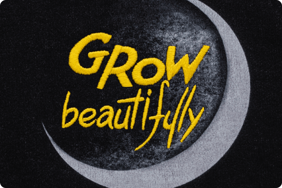 print on demand t shirts with embroidery