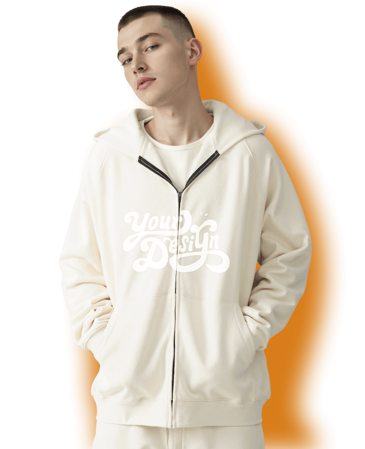 print on demand zip up hoodies