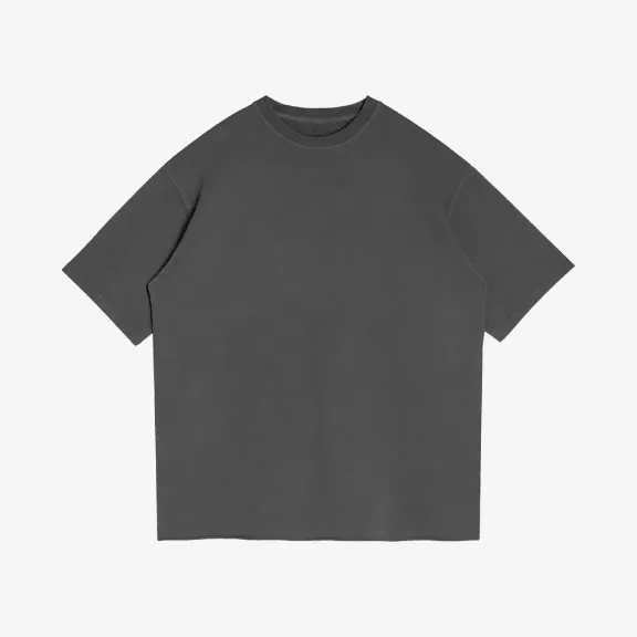 Faded Raw Hem T-shirt