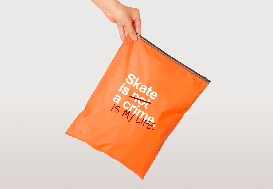 custom neck label and branded packaging bag