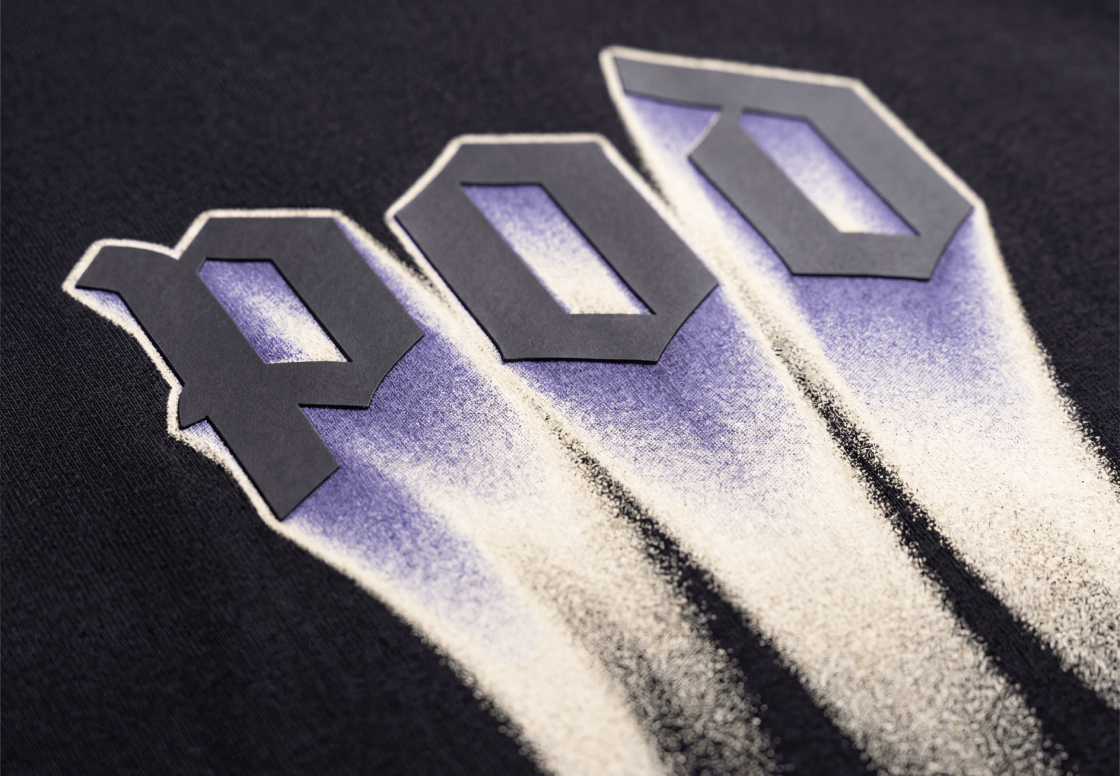 premium htv textured materials on garment