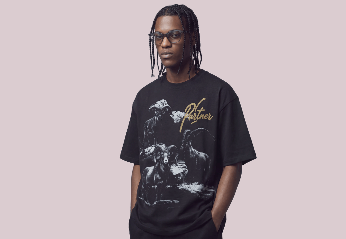 jumbo dtg oversized print t-shirt